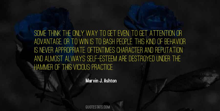 Marvin J Ashton Quotes #1329388