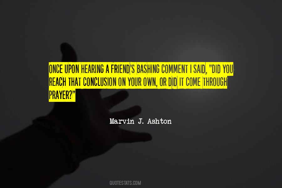 Marvin J Ashton Quotes #1642520