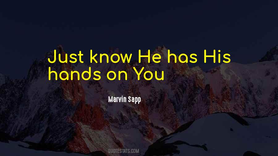 Marvin Sapp Quotes #182804