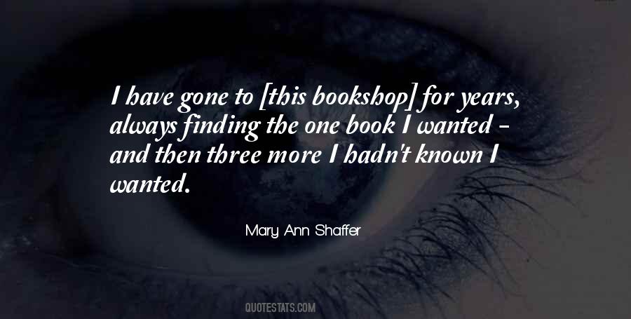 Mary Ann Shaffer Quotes #1047632