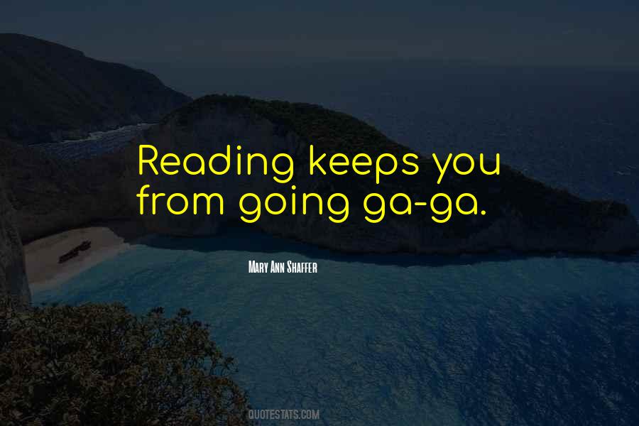 Mary Ann Shaffer Quotes #1386943
