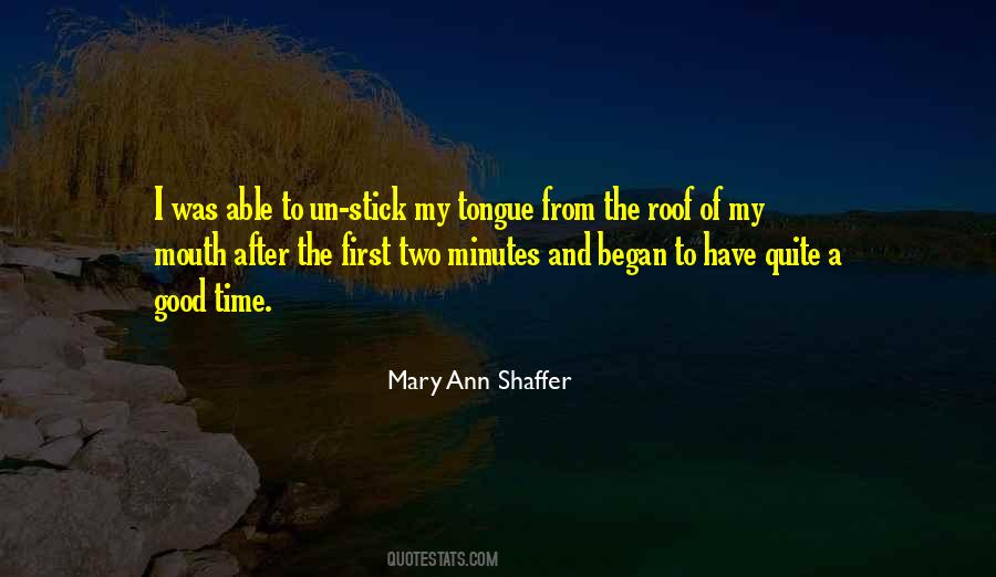 Mary Ann Shaffer Quotes #1486795