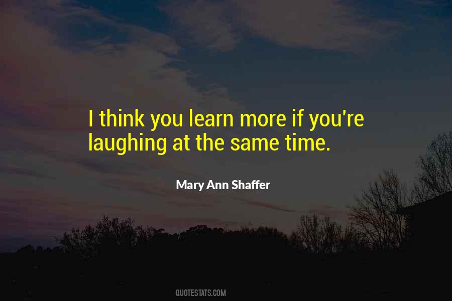 Mary Ann Shaffer Quotes #1551091