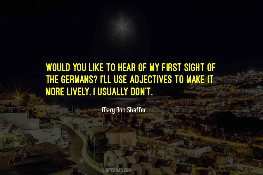 Mary Ann Shaffer Quotes #1708719