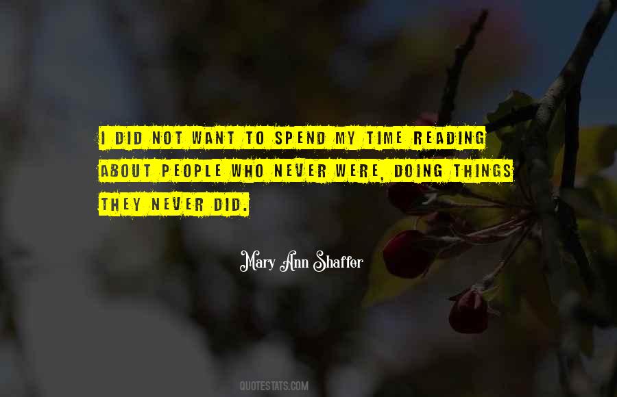 Mary Ann Shaffer Quotes #40905