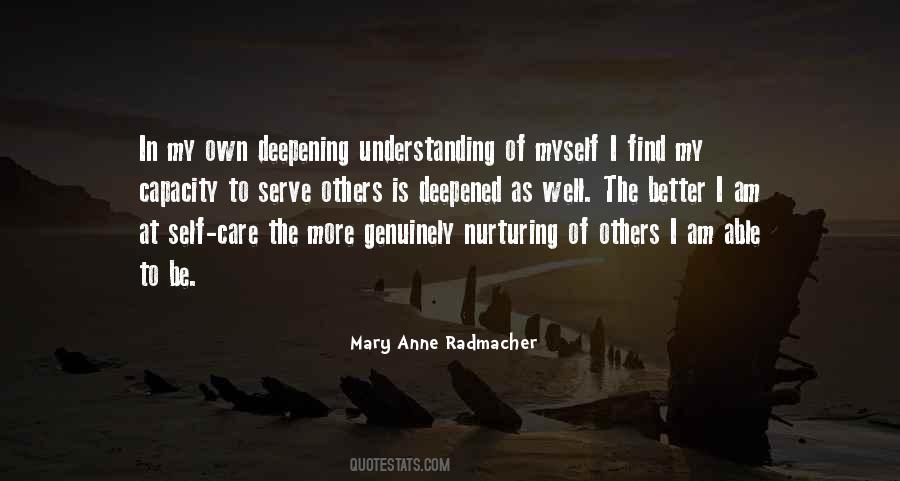 Mary Anne Radmacher Quotes #440641