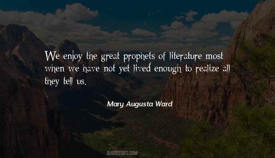 Mary Augusta Ward Quotes #591886