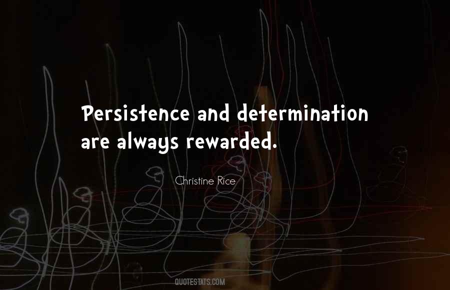 Quotes About Persistence And Determination #1397165