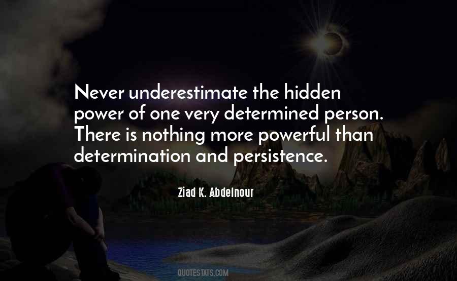 Quotes About Persistence And Determination #601003