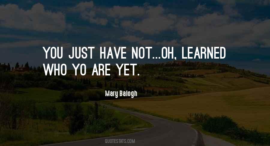 Mary Balogh Quotes #595393