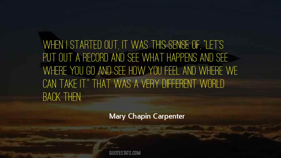 Mary Chapin Carpenter Quotes #1843947