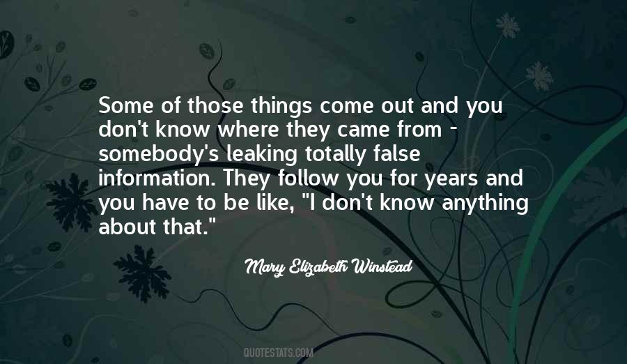 Mary Elizabeth Quotes #78821