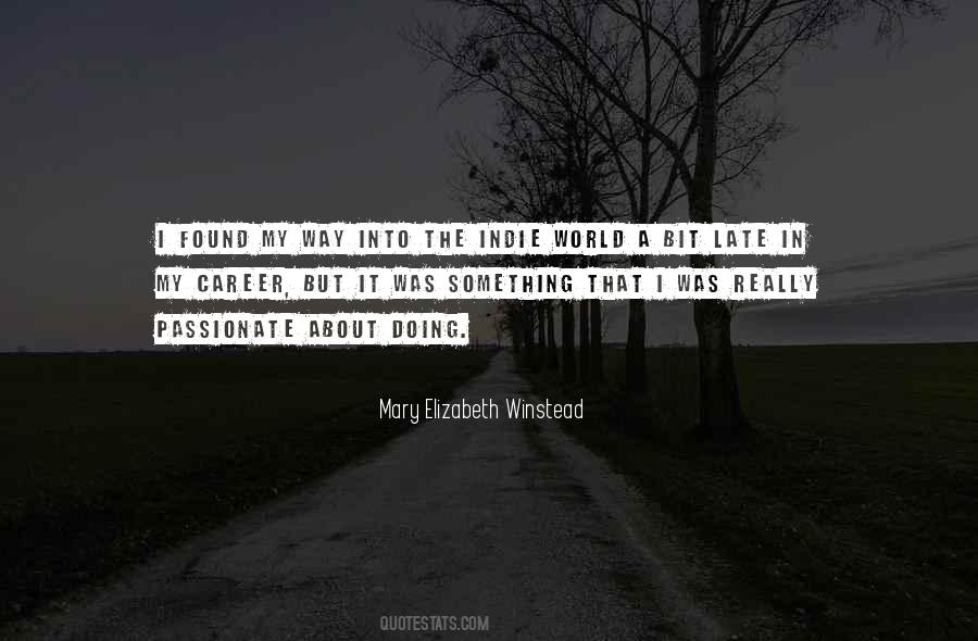 Mary Elizabeth Winstead Quotes #777818