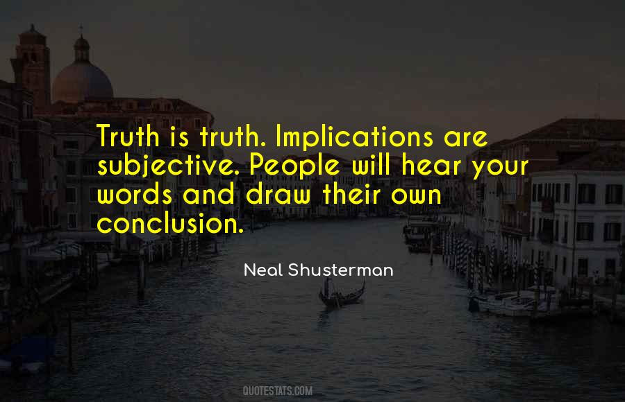 Quotes About Subjective Truth #1302890