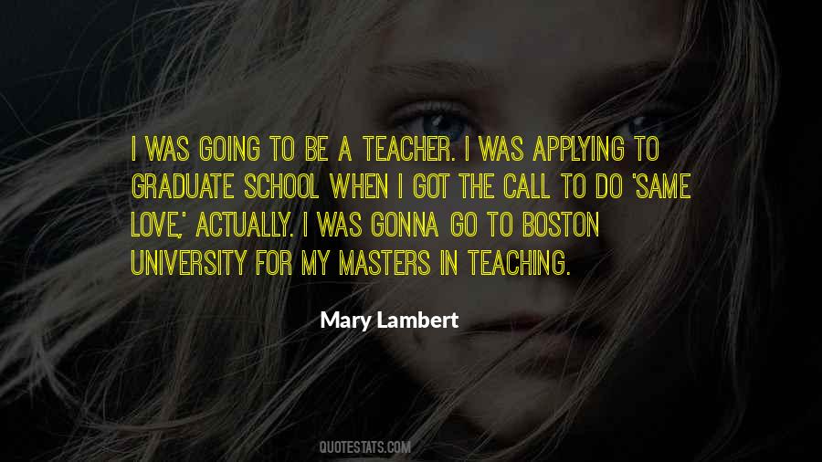 Mary Lambert Quotes #376322