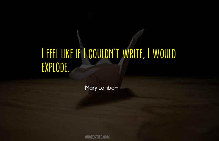 Mary Lambert Quotes #726782