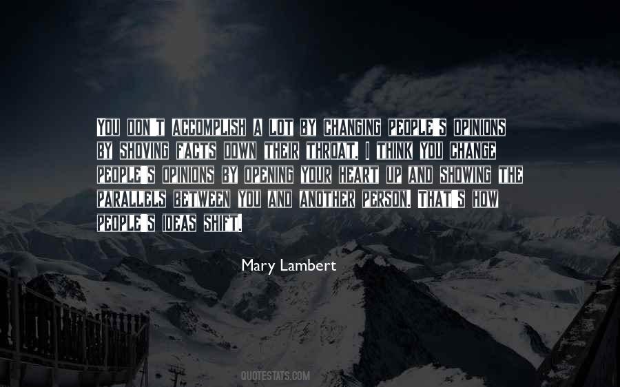Mary Lambert Quotes #960519