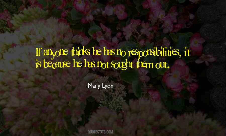 Mary Lyon Quotes #1170132