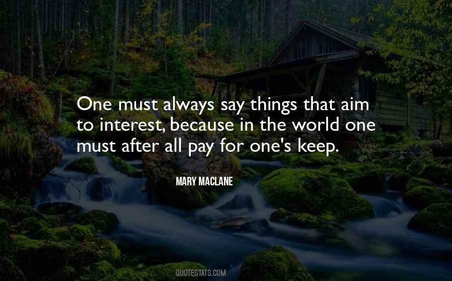 Mary Maclane Quotes #655572