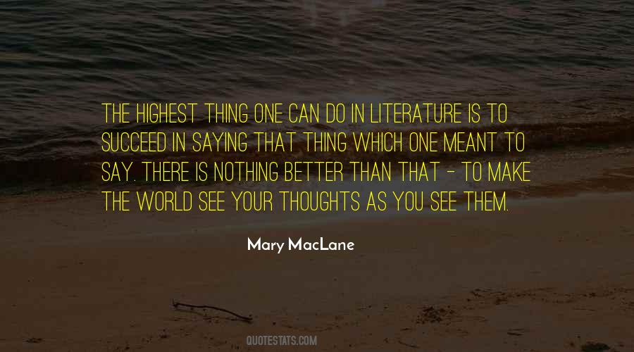 Mary Maclane Quotes #968737