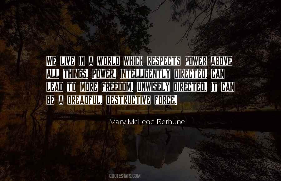 Mary Mcleod Quotes #1767837