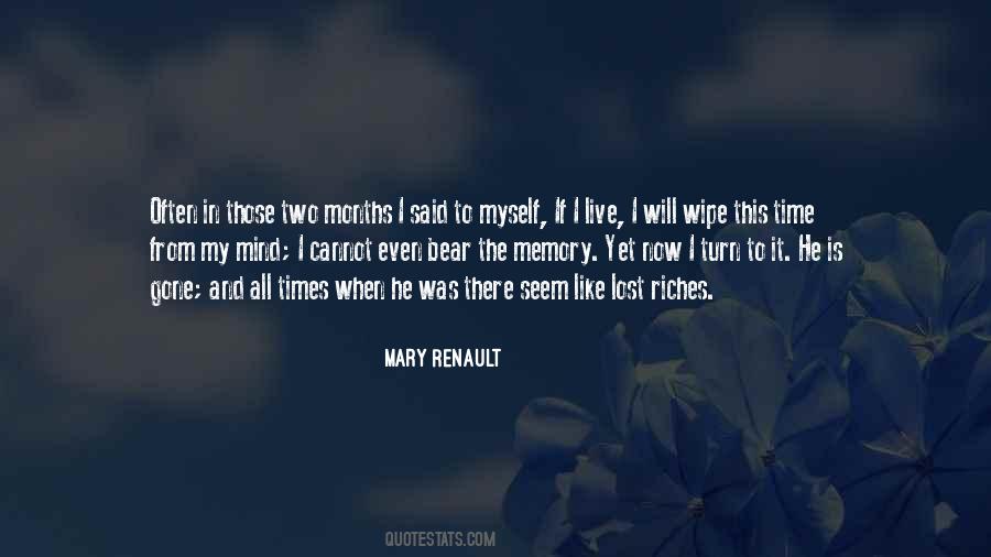 Mary Renault Quotes #232200