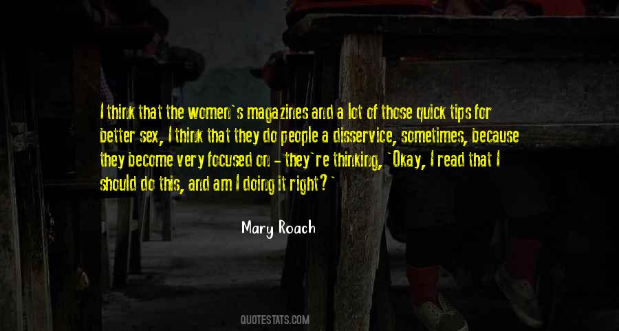 Mary Roach Quotes #273532