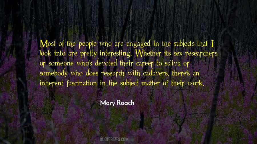 Mary Roach Quotes #463248