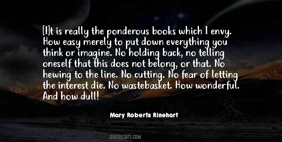 Mary Roberts Rinehart Quotes #1538108