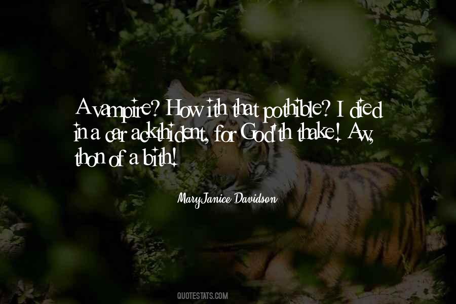 Maryjanice Davidson Quotes #219938