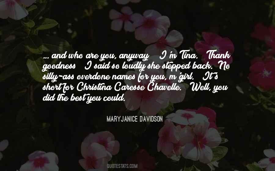 Maryjanice Davidson Quotes #635704