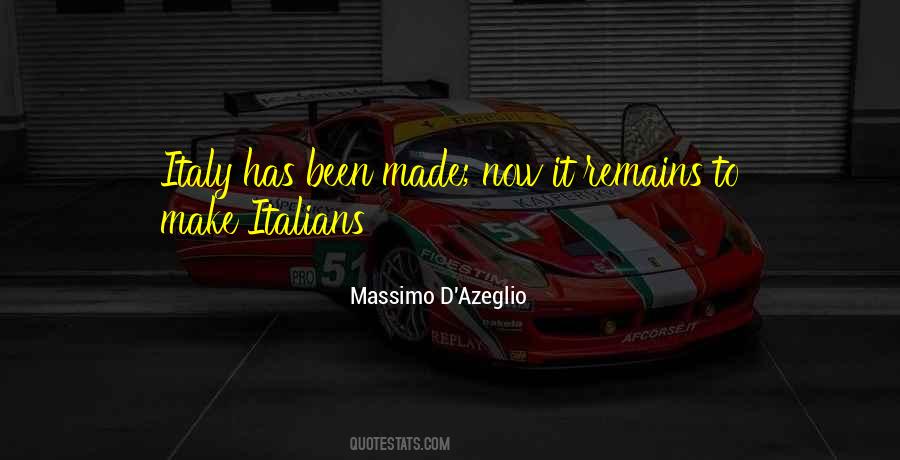 Massimo D'azeglio Quotes #882957