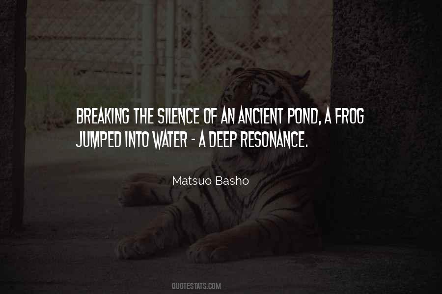 Matsuo Basho Quotes #372979