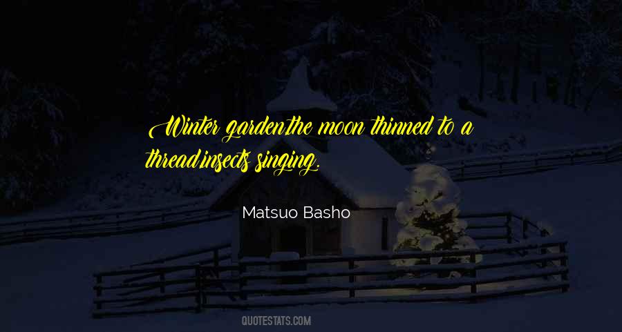 Matsuo Basho Quotes #3996