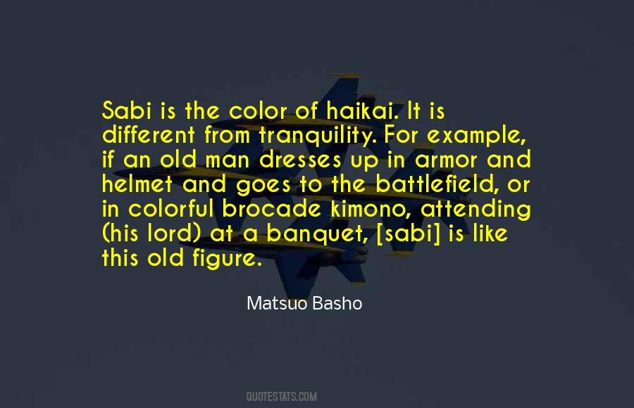 Matsuo Basho Quotes #547616