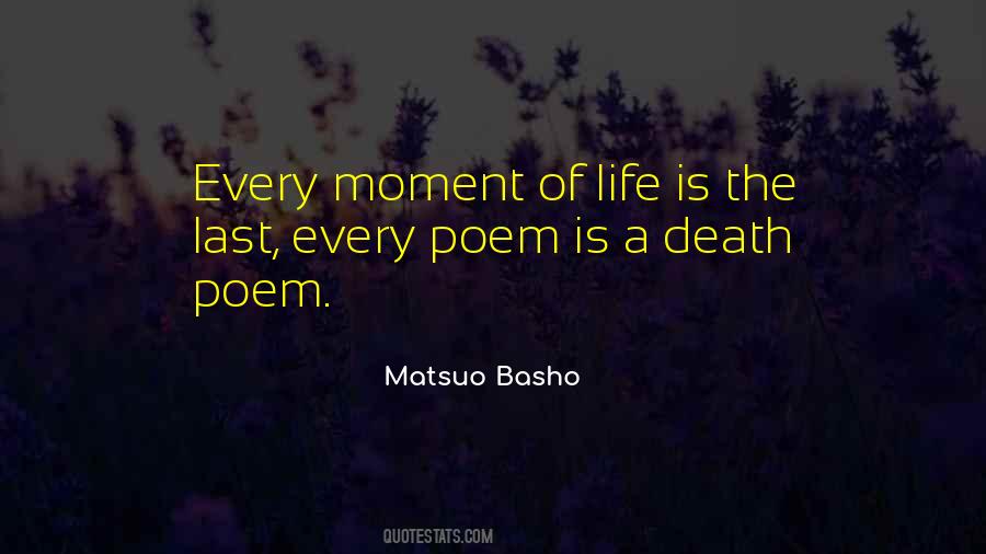 Matsuo Basho Quotes #802894
