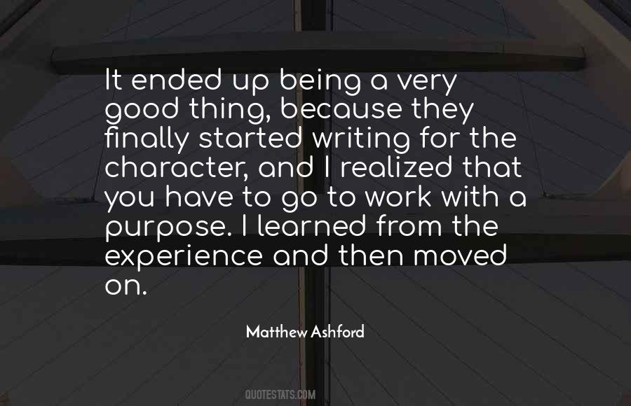 Matthew Ashford Quotes #1022930