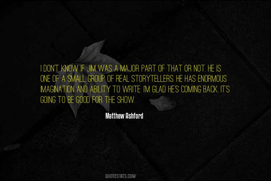 Matthew Ashford Quotes #508507