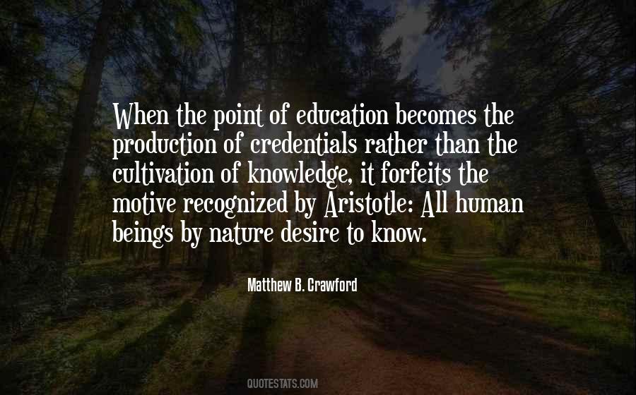 Matthew Crawford Quotes #494458