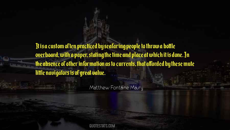 Matthew Fontaine Maury Quotes #1010588