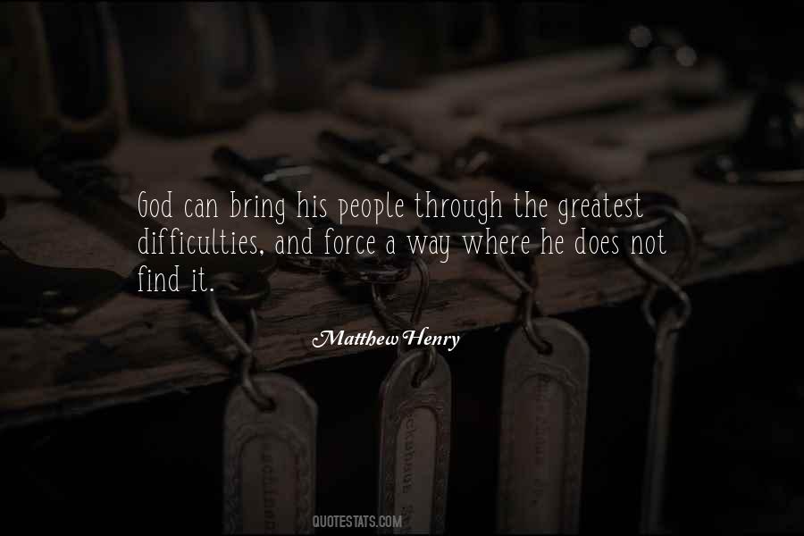 Matthew Henry Quotes #264062