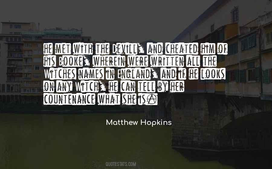 Matthew Hopkins Quotes #81419