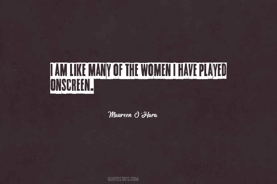 Maureen O'hara Quotes #902141