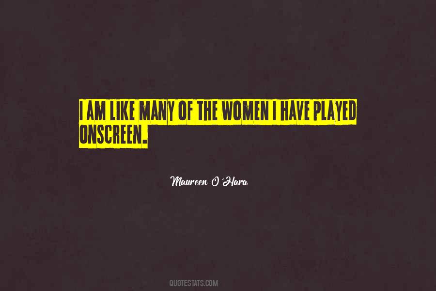 Maureen O'sullivan Quotes #902141