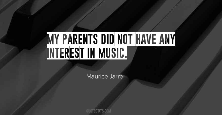 Maurice Jarre Quotes #1793194