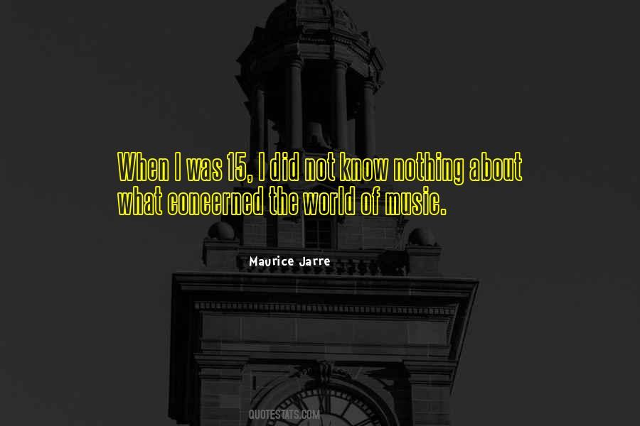 Maurice Jarre Quotes #610809