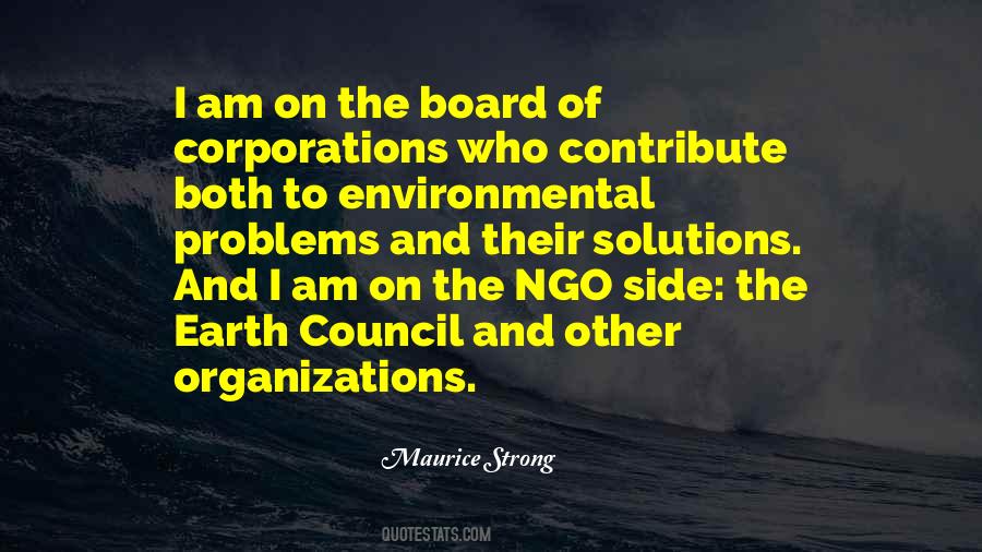 Maurice Strong Quotes #532358
