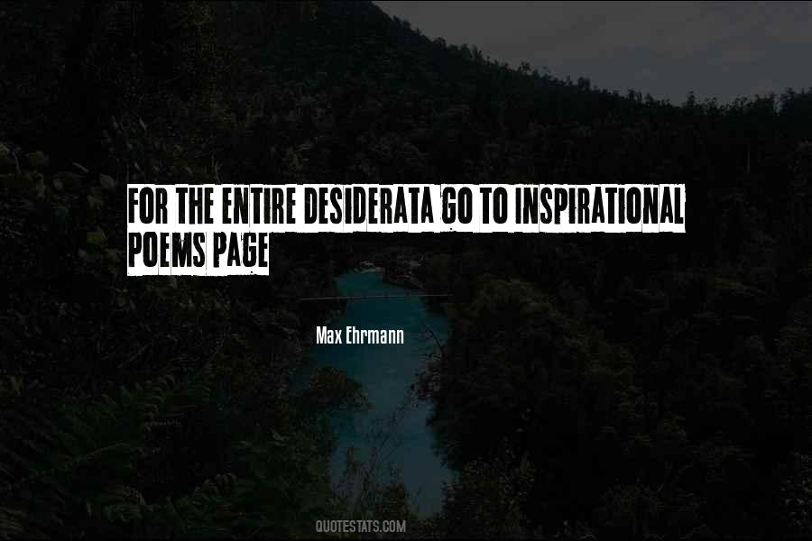 Max Ehrmann Quotes #537351