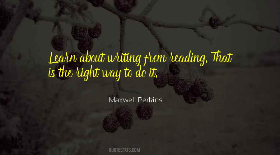 Maxwell Perkins Quotes #1131740