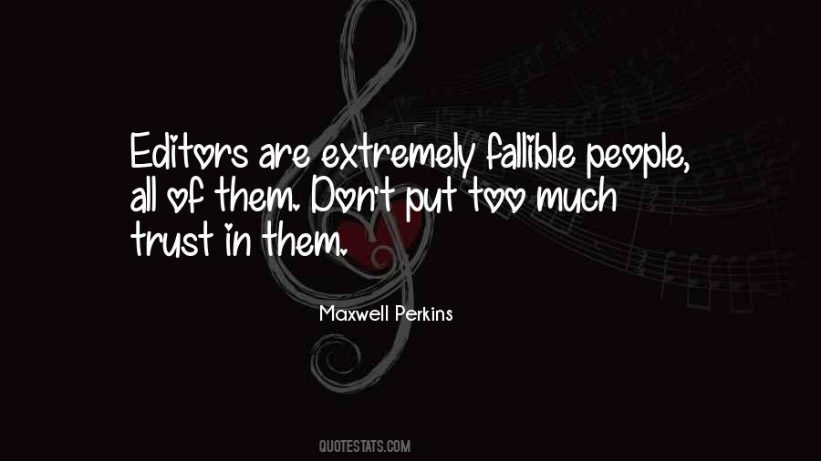 Maxwell Perkins Quotes #921001